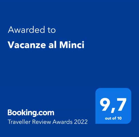 Vacanze al Minci Booking.com Traveller Review Awards 2022